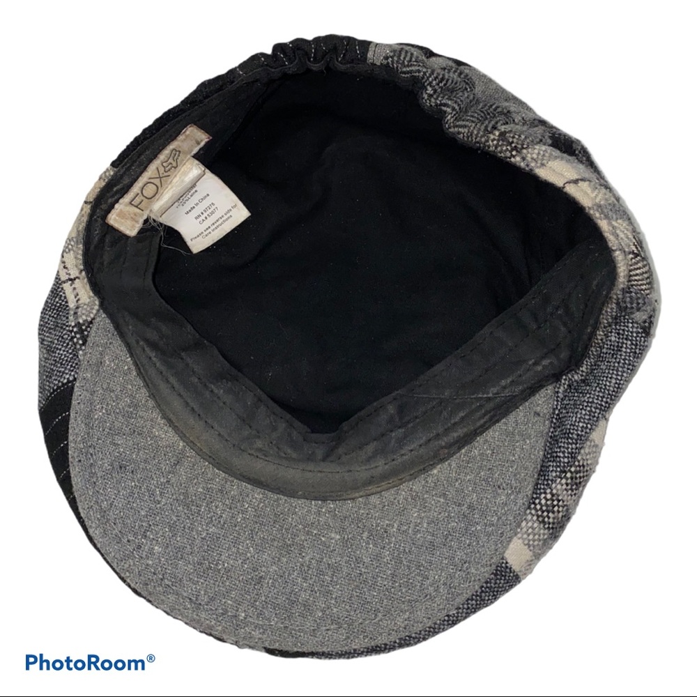Fox Riders Co Lined Wool Blend Patchwork Cap - image 2